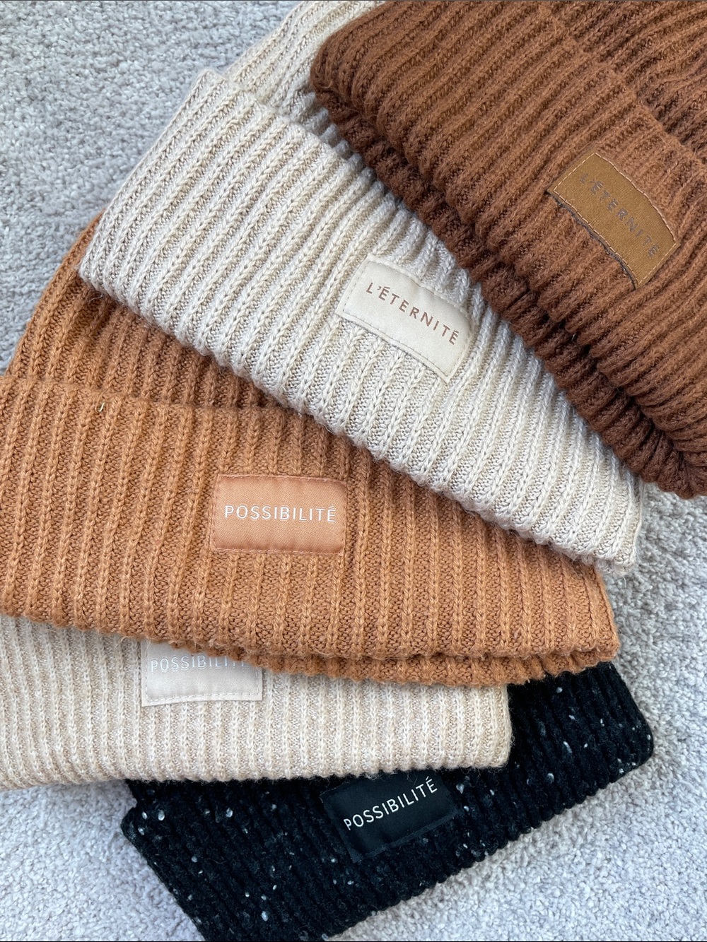 H&M Ribbed Beanie - Multiple Colors